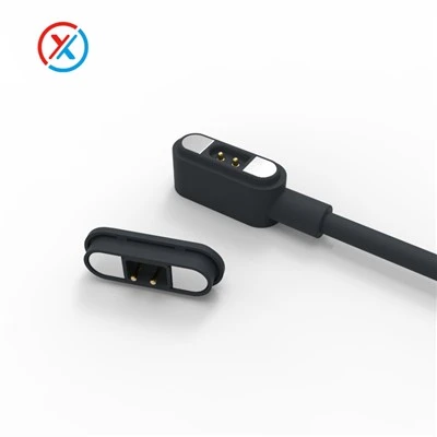 Fjærbelastet magnetisk Pogo-stiftkontakt